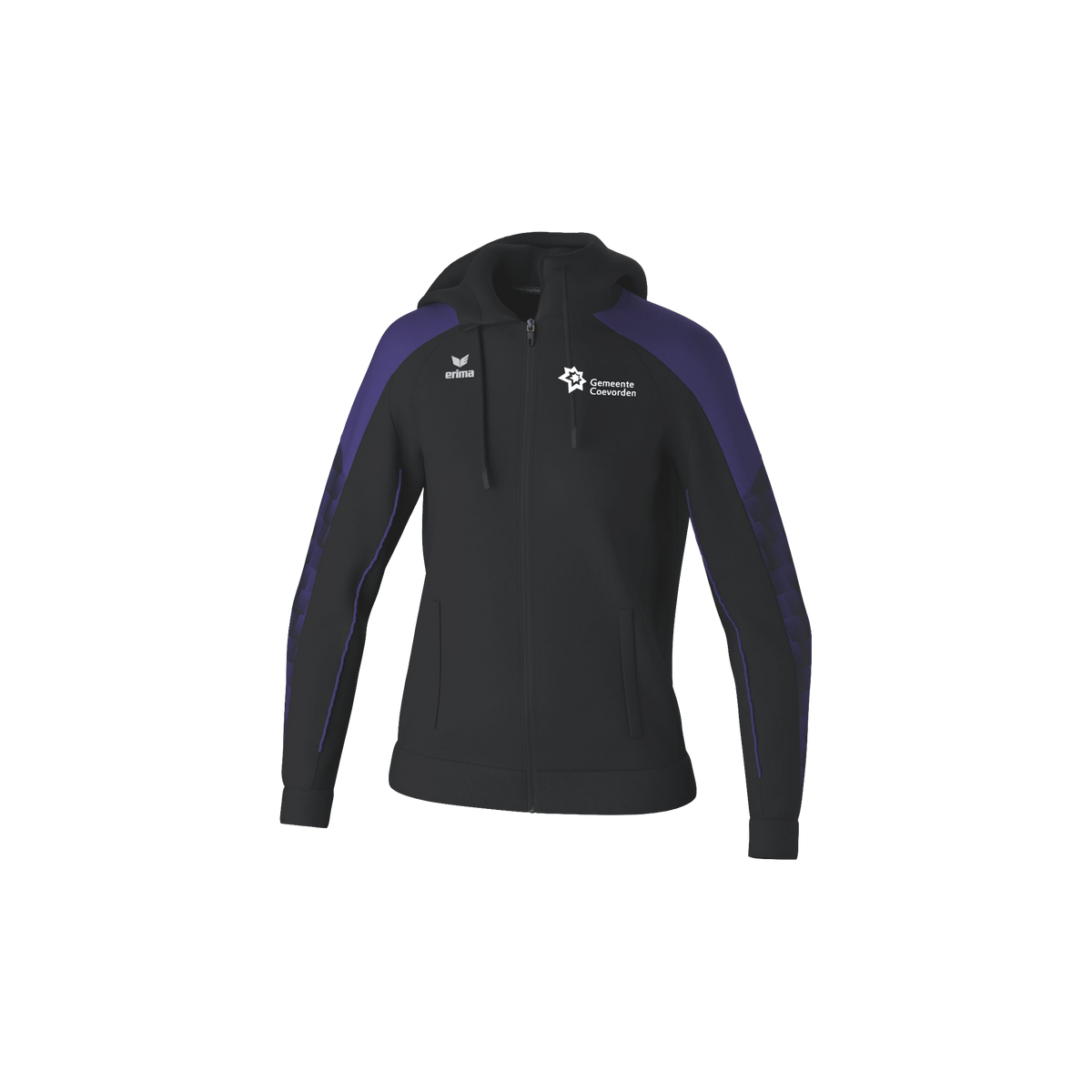 Gemeente Coevorden Erima Evo Star Sweatshirt Met Capuchon Dames